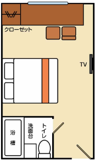 スタンダード ダブル 間取り図